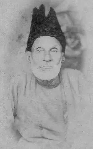 Photograph of Mirza Ghalib in later life